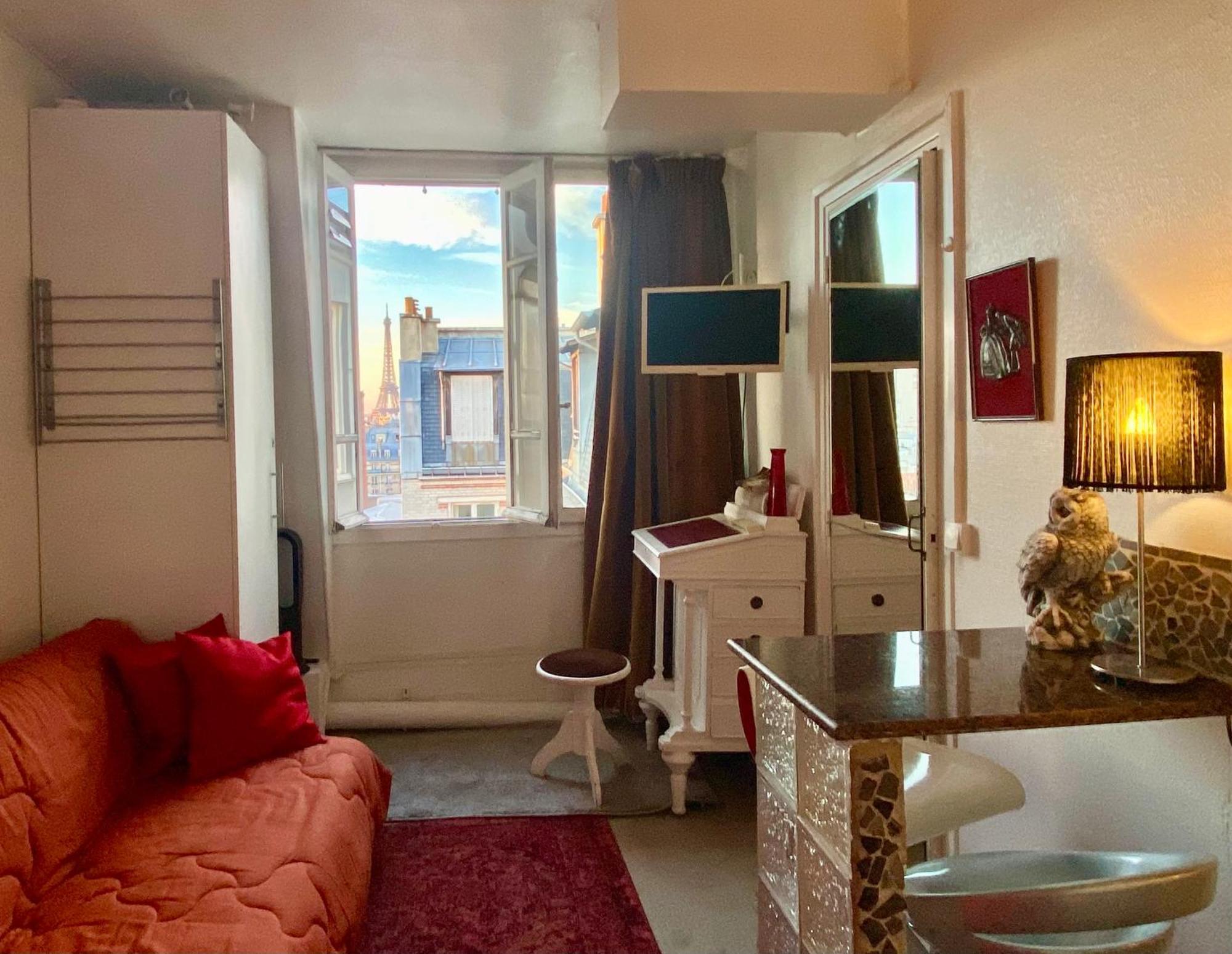 Studio Chic Paris Tour Eiffel Near Eiffel Tower 7Th Floor Екстериор снимка